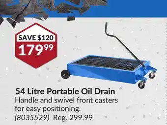 Princess Auto 54 Litre Portable Oil offer