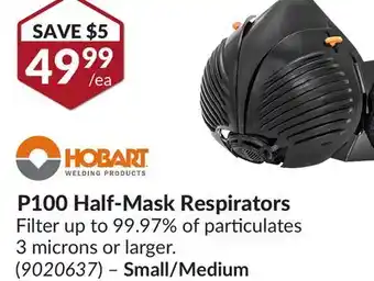 Princess Auto P100 Half-Mask Respirators offer