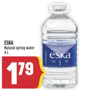 Marché Adonis ESKA Natural spring water offer