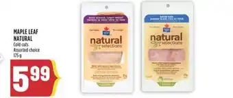 Marché Adonis MAPLE LEAF NATURAL Cold cuts offer