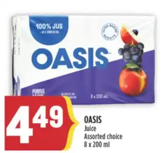 Marché Adonis OASIS Juice offer