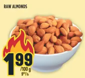 Marché Adonis RAW ALMONDS offer