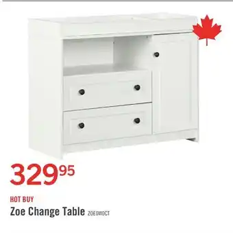 The Brick Zoe Changing Table offer