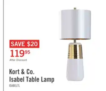 The Brick Isabel Table Lamp offer