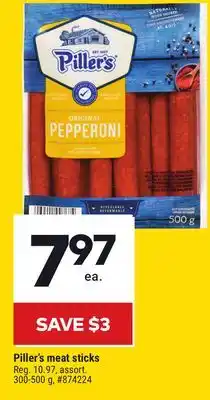 Giant Tiger Piller's meat sticks offer