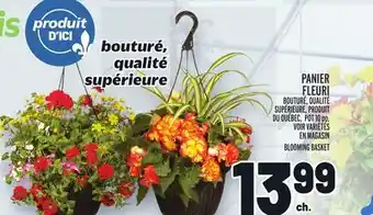 Metro PANIER FLEURI | BLOOMING BASKET offer