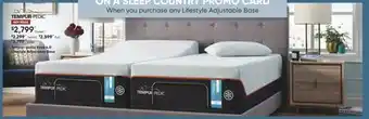 Sleep Country Tempur-pedic Ease 4.0 Lifestyle Adjustable Base offer