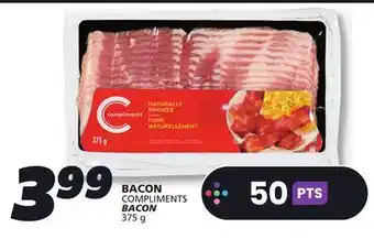 IGA COMPLIMENTS BACON offer