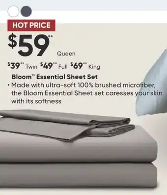 Sleep Country Bloom Essential Sheet Set offer