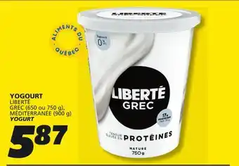 IGA LIBERTÉ GREC YOGURT offer