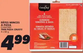 IGA CUISICHEF THIN PIZZA CRUSTS offer