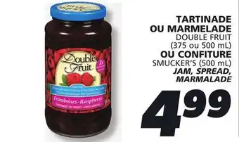 IGA DOUBLE FRUIT JAM offer