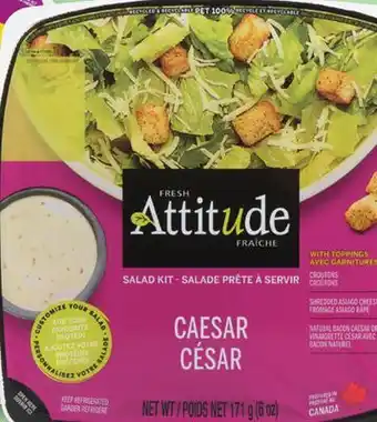 IGA ATTITUDE FRAÎCHE LETTUCE MIX WITH TOPPINGS offer