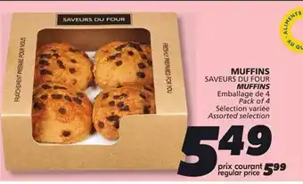 IGA SAVEURS DU FOUR MUFFINS offer