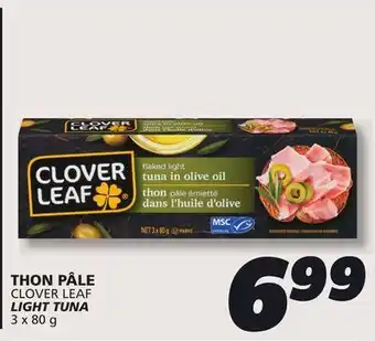 IGA CLOVER LEAF LIGHT TUNA offer