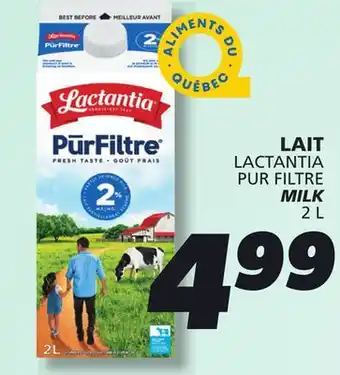 IGA LACTANTIA PUR FILTRE MILK offer