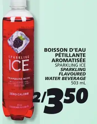 IGA SPARKLING ICE SPARKLING FLAVOURED WATER BEVERAGE offer