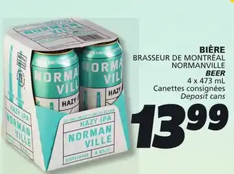 IGA NORMANVILLE BEER offer