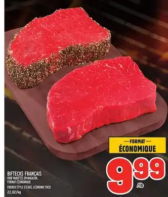 Metro BIFTECKS FRANÇAIS | FRENCH STYLE STEAKS offer