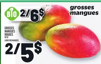 Metro GROSSES MANGUES ROUGES | LARGE RED MANGOES offer