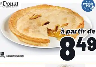 Metro TARTE | PIE offer