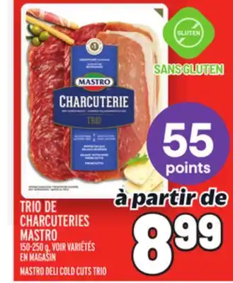 Metro TRIO DE CHARCUTERIES MASTRO | MASTRO DELI COLD CUTS TRIO offer