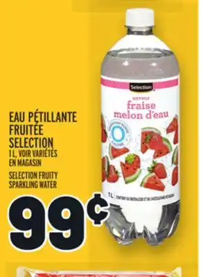 Metro EAU PÉTILLANTE FRUITÉE SELECTION | SELECTION FRUITY SPARKLING WATER offer