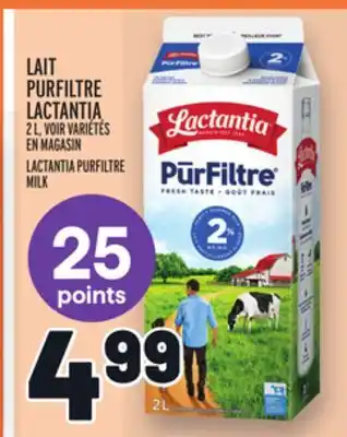 Metro LAIT PURFILTRE LACTANTIA | LACTANTIA PURFILTRE MILK offer