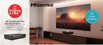 The Brick Hisense 100 L5H Series 4K Smart Laser TV offer