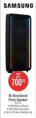 The Brick Samsung 240 W Bi-Directional Sound Tower - MX-ST50B/ZC offer