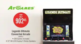 The Brick AtGames Legends Ultimate Connected Arcade offer