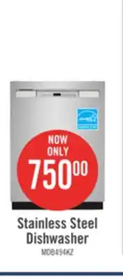 The Brick Maytag Front-Control Dishwasher with Dual Power Filtration - MDB4949SKZ offer