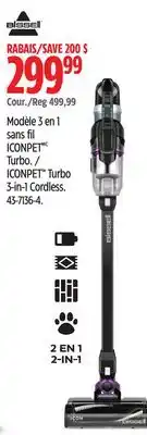 Canadian Tire Bissell ICONPET Turbo 3-in-1 Cordless offer