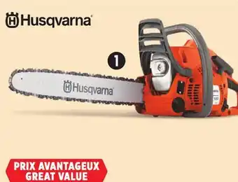 Canadian Tire Husqvarna 38cc 2-Cycle Engine Gas Chainsaw offer