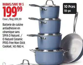 Canadian Tire Heritage The Rock O Naturel Ceramic PFAS-Free Non-Stick Cookset offer