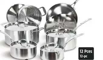 Canadian Tire Lagostina 3-Ply Clad Stainless-Steel Cookset offer