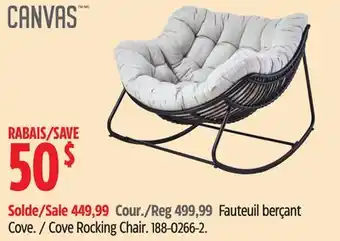Canadian Tire CANVAS Cove Rocking Chair offer