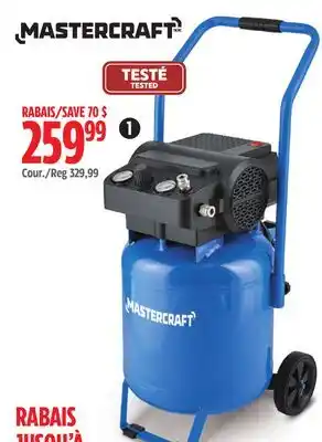 Canadian Tire Mastercraft 10-Gallon Shop Compressor offer