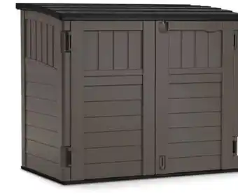 Canadian Tire Suncast Horizontal Storage Shed. Up to 34 cu-ft capacity offer