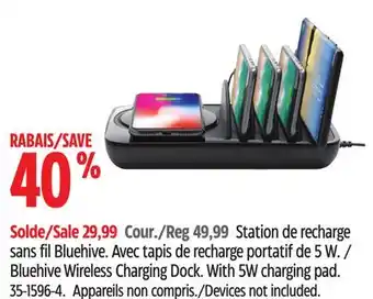 Canadian Tire Bluehive Wireless Charging Dock offer