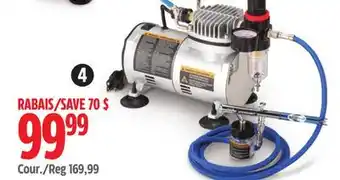 Canadian Tire Mastercraft Airbrush Compressor Kit offer