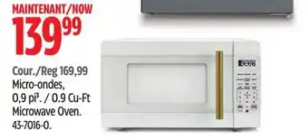 Canadian Tire Vida by Paderno 0.9 Cu-Ft Microwave Oven offer