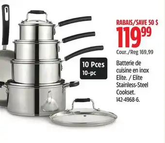 Canadian Tire Heritage Elite Stainless-Steel Cookset offer