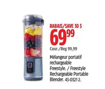 Canadian Tire Ninja Freestyle Rechargeable Portable Blender offer