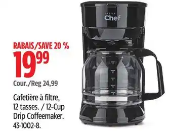 Canadian Tire Master Chef 12-Cup Drip Coffeemaker offer