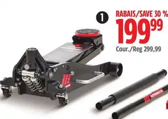 Canadian Tire MotoMaster 3-Ton Hybrid Aluminum & Steel Garage Jack offer