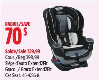 Canadian Tire Graco Extend2Fit Car Seat offer