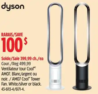 Canadian Tire Dyson AM07 Cool Tower Fan offer