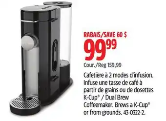 Canadian Tire Ninja Dual Brew Coffeemaker offer
