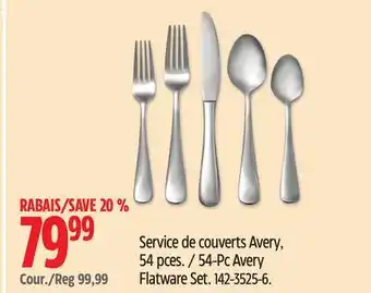 Canadian Tire CANVAS 54-Pc Avery Flatware Set offer